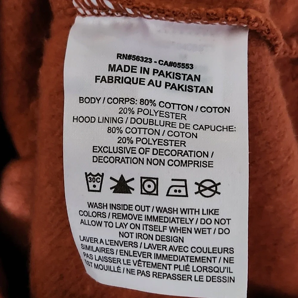 Nike Sportswear Essential Hoodie Womens Medium Burnt Sunrise‎ Oversized Fleece